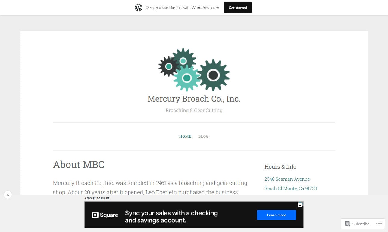 Mercury Broach Co., Inc.